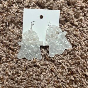 Sparkly ghost earrings